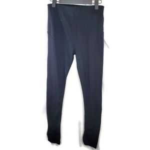 David Lerner New York Black Crop Ponte Leggings Size Medium